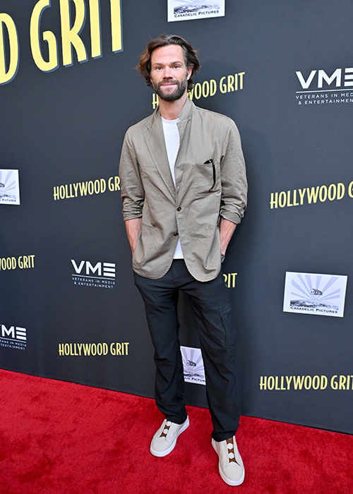 Jared Padalecki attends the Red Carpet Premiere of "Hollywood Grit" at The Grove. Pic: FilmMagic