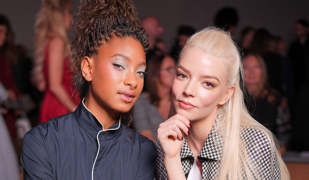 Willow Smith, Anya Taylor-Joy at the Christian Dior fashion show as part of Spring/Summer 2026 Paris Fashion Week. Pic: Getty Images