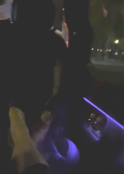 Meghan Markle posts 'insensitive' video of her with feet up in limo being driven past tunnel where Princess Diana's fatal car crash occurred