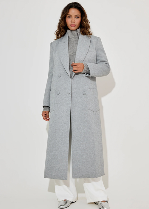 Oversized Coat, Grey, €300,00. Pic: Odd Muse