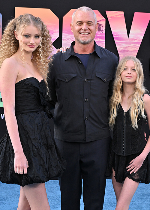 Billie Dane, Eric Dane and Georgia Dane attend the LA premiere of Bad Boys: Ride or Die in May 2024. Pic: FilmMagic