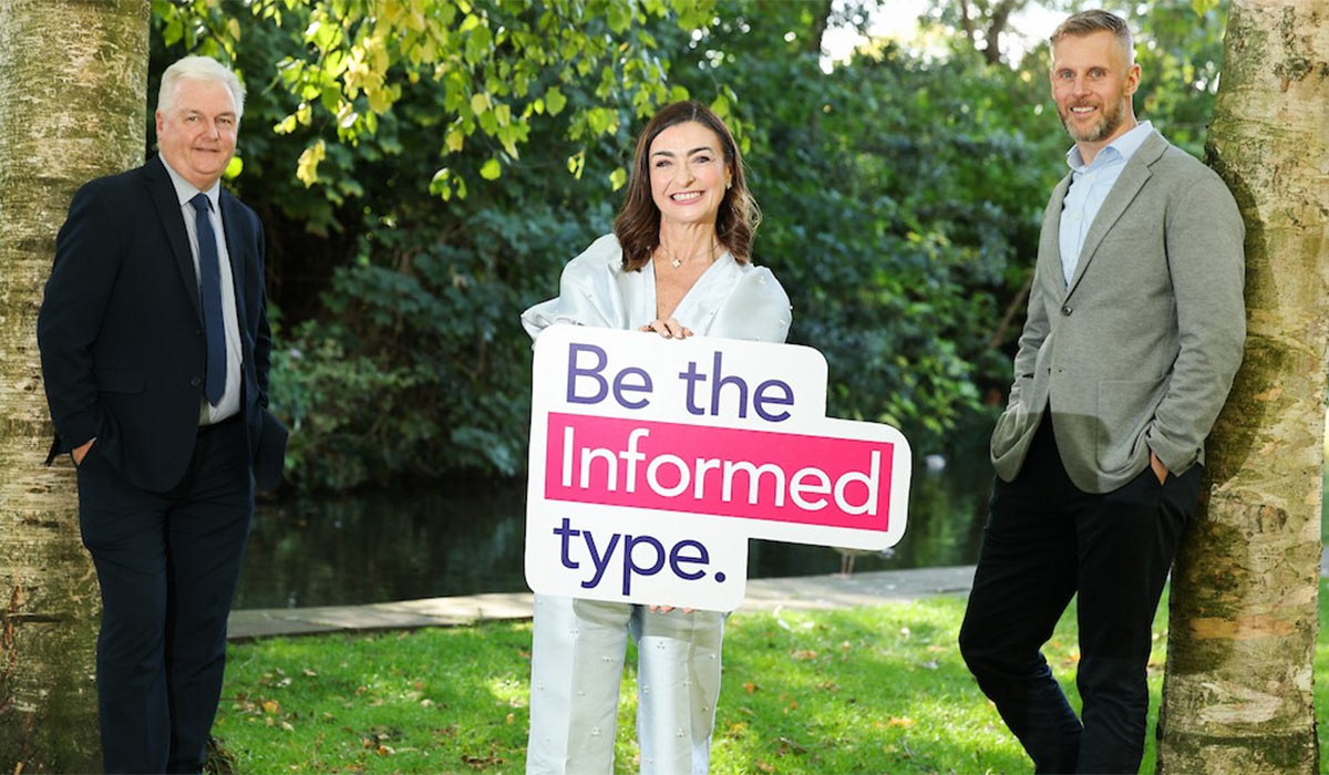 Kieran O’Leary, CEO of Diabetes Ireland, Oonagh O’Hagan, Pharmacist, and Alex Wilkes, CEO of AstraZeneca Ireland. Pic: Supplied