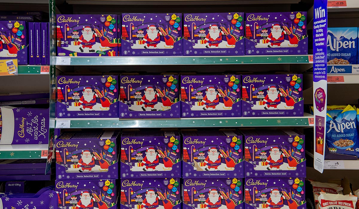 Cadbury Christmas selection boxes. Pic: Shutterstock