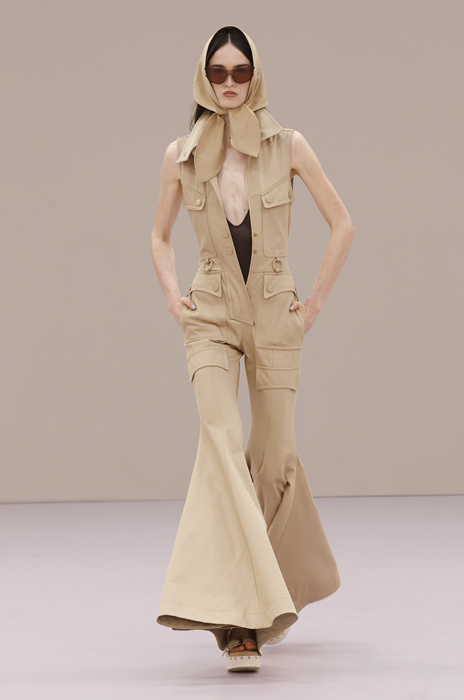 Model walks on catwalk for the Zimmermann show. Pic: Shutterstock