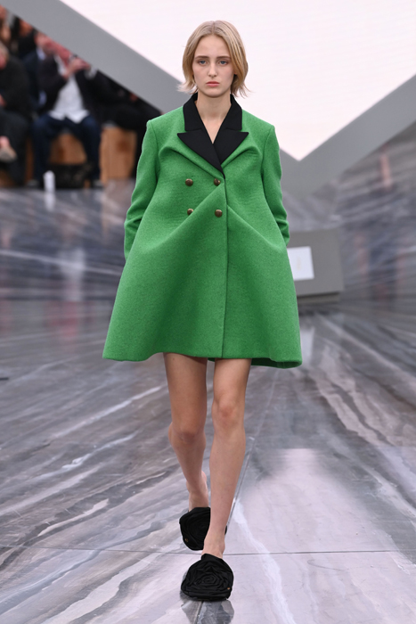 Model on the catwalk at the Christian Dior show. Pic: Shutterstock