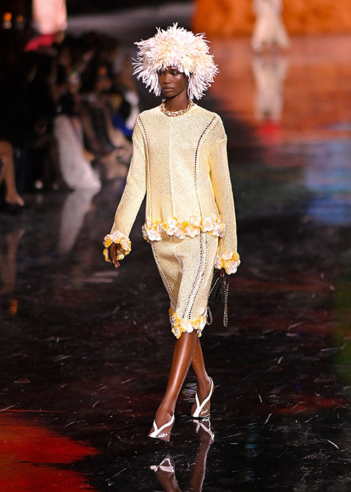 Model walks the runway during the Chanel Womenswear Spring/Summer 2026 show as part of Paris Fashion Week. Pic: Shutterstock