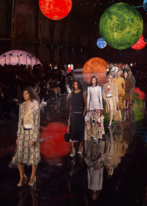 Model walks the runway during the Chanel Womenswear Spring/Summer 2026 show as part of Paris Fashion Week. Pic: Shutterstock