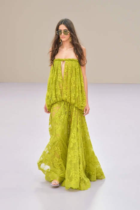 Model walks on catwalk for the Zimmermann show. Pic: Shutterstock