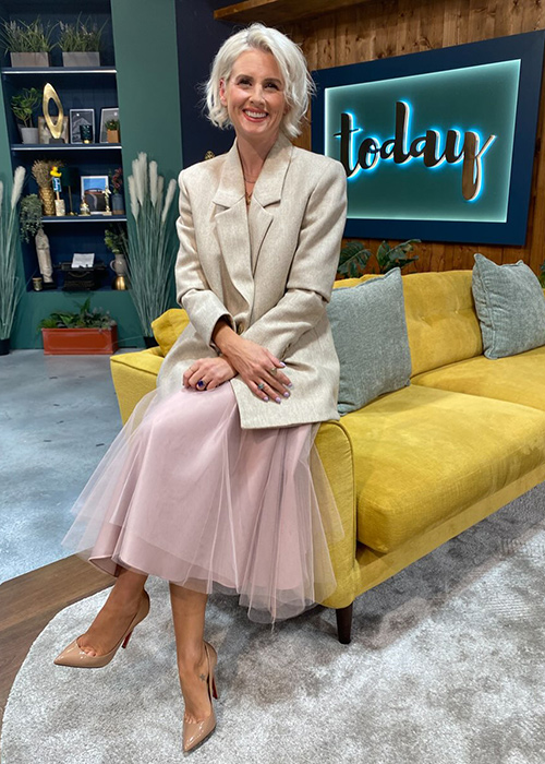 Sinead Kennedy on Today. Pic: Sinead Kennedy / Instagram