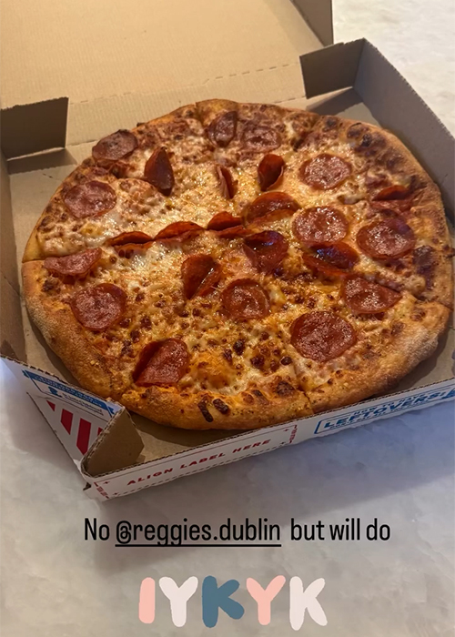 Wendy Lowry's pizza. Pic: Wendy Lowry/Instagram